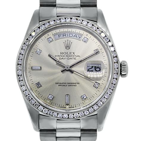 used white gold presidential Rolex